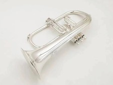High Quality flugel horn sliver covered Bflat professional trumpet instruments