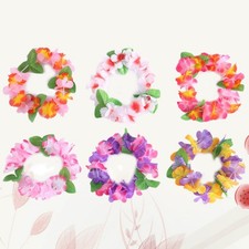 Lightweight Hawaii Floral Headband Durable Assorted Color for Luau Party