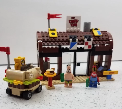 ❤️ LEGO 3833 SpongeBob SquarePants Krusty Krab Adventures Complete Free Shipping