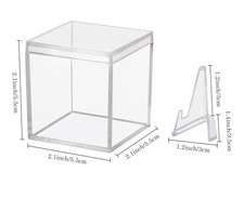 Championship Ring Display Case, Clear Acrylic Championship Ring Holder Box, Acry