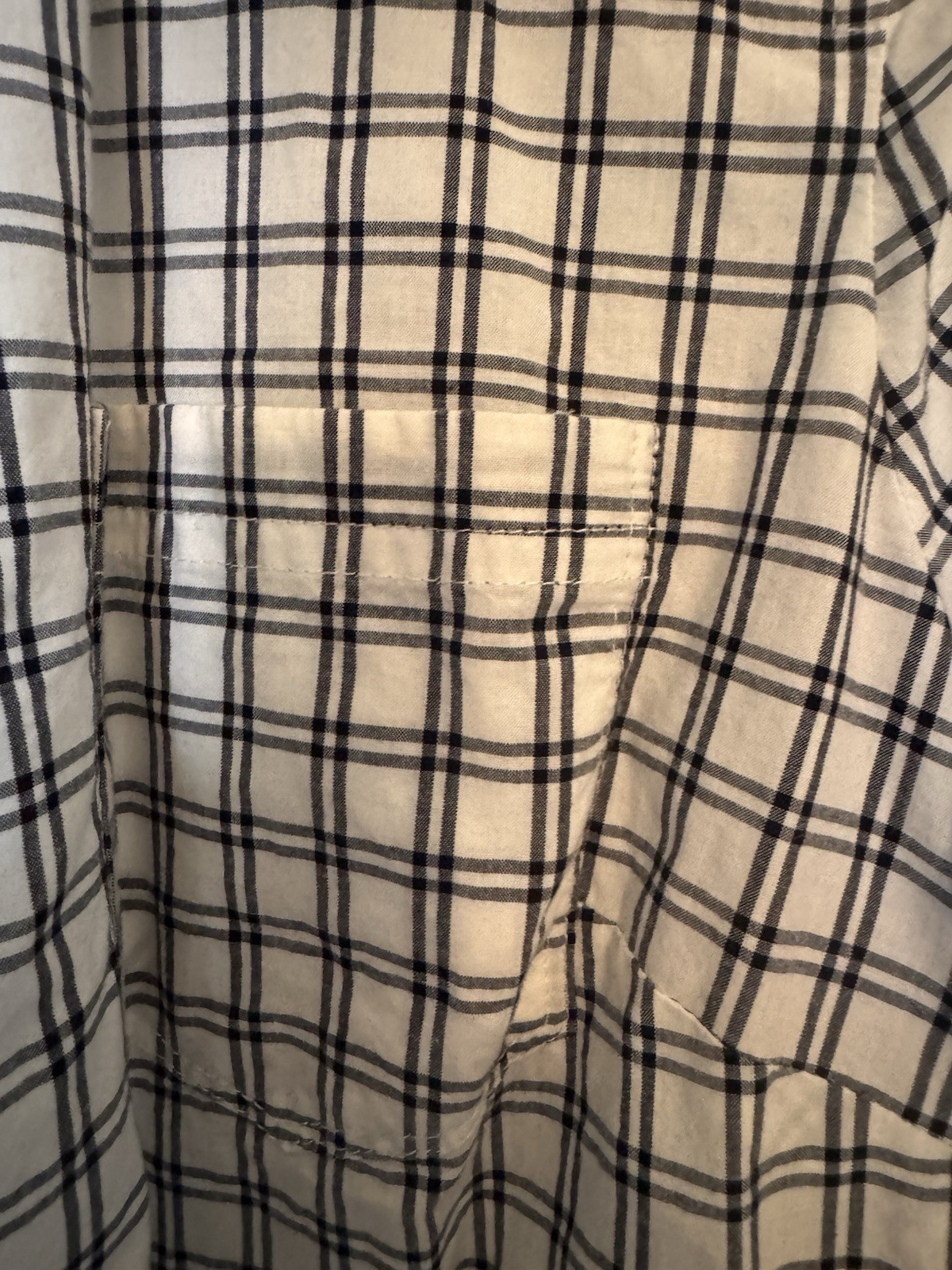 Banana Republic Factory Store-  window pane / plaid womens button down shirt image 5