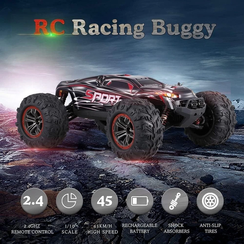 RC Cars 25KM/H High Speed Remote Control Car 4WD 1:10Scale Monster Truck for KiD - Image 2 of 4