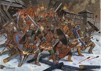 Zvezda ZV8062 1/72 Russian Foot Warriors 13-14 Century