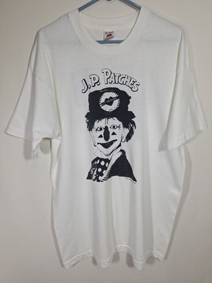 Vintage 90s JP Patches Clown T Shirt XL Single Stitch Fruit of the Loom USA Made