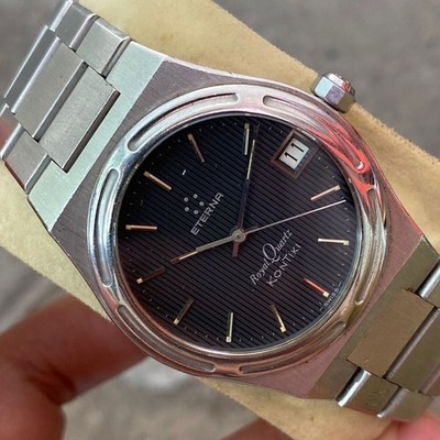 Quartz Wristwatch Eterna Royal Quartz Kontiki RARE Eterna Kontiki