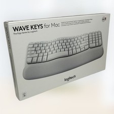 Logitech Wave Keys für Mac, kabellos ergonom...