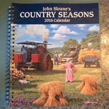 Country Seasons 2016 Calendar by John Sloane Spiral John Sloane's Not Written In