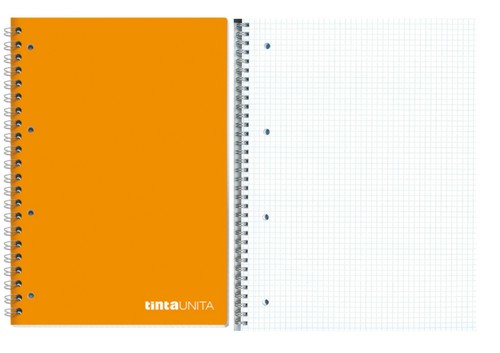 Quadretti Da 0 5 Cm Maxi Quaderno a Spirale Quadretti 0,5 mm. con Fori Tinta Unita A4 cm