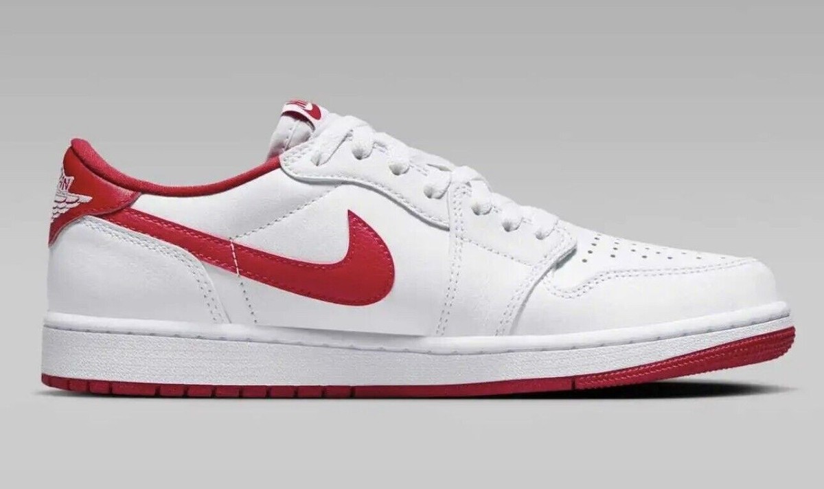 Size 10.5 - Air Jordan 1 Retro OG Low University Red for sale