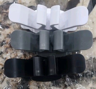 Self-Adhesive Mop Broom Holder Wall Mount Organizer Rack (3 Pack)