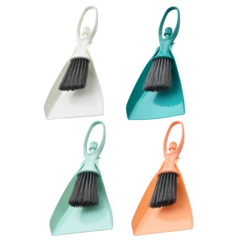  Set of 4 Reinigungsbürsten-Set Minibesen Und Kehrschaufel Handbesen - Bild 7 von 12