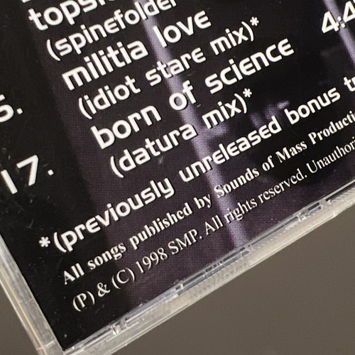SMP Ultimatum Industrial Rock Rap ADSR Musicwerks Catastrophe Records Seattle CD - Picture 8 of 9