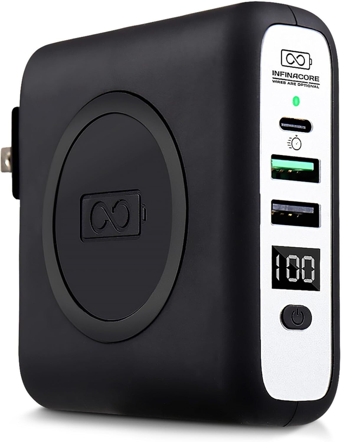 P3 Portable Power Bank for iPhone & Android - 3-in-1 FastCharge Wireless-image