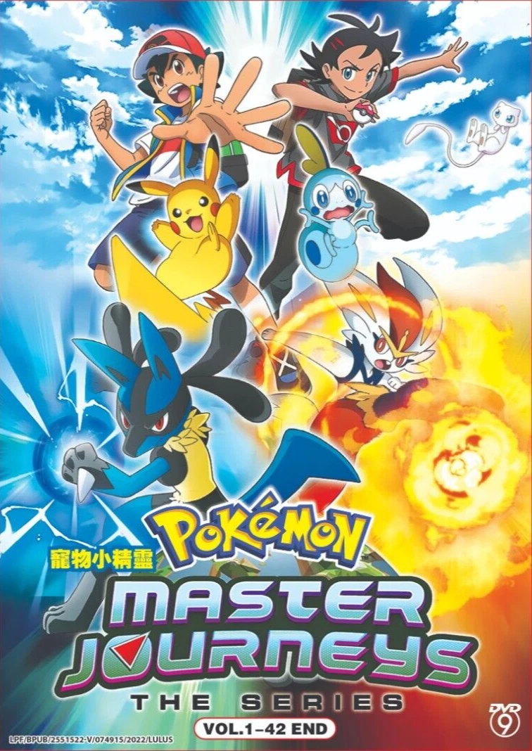 DVD POKEMON MASTER JOURNEYS THE SERIES Vol 1 42END Eng Sub All Region FREESHIP