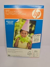 HP Premium Glossy Photo Paper 4x6 60 Sheets 10 Mil Thickness  Inkjet NEW