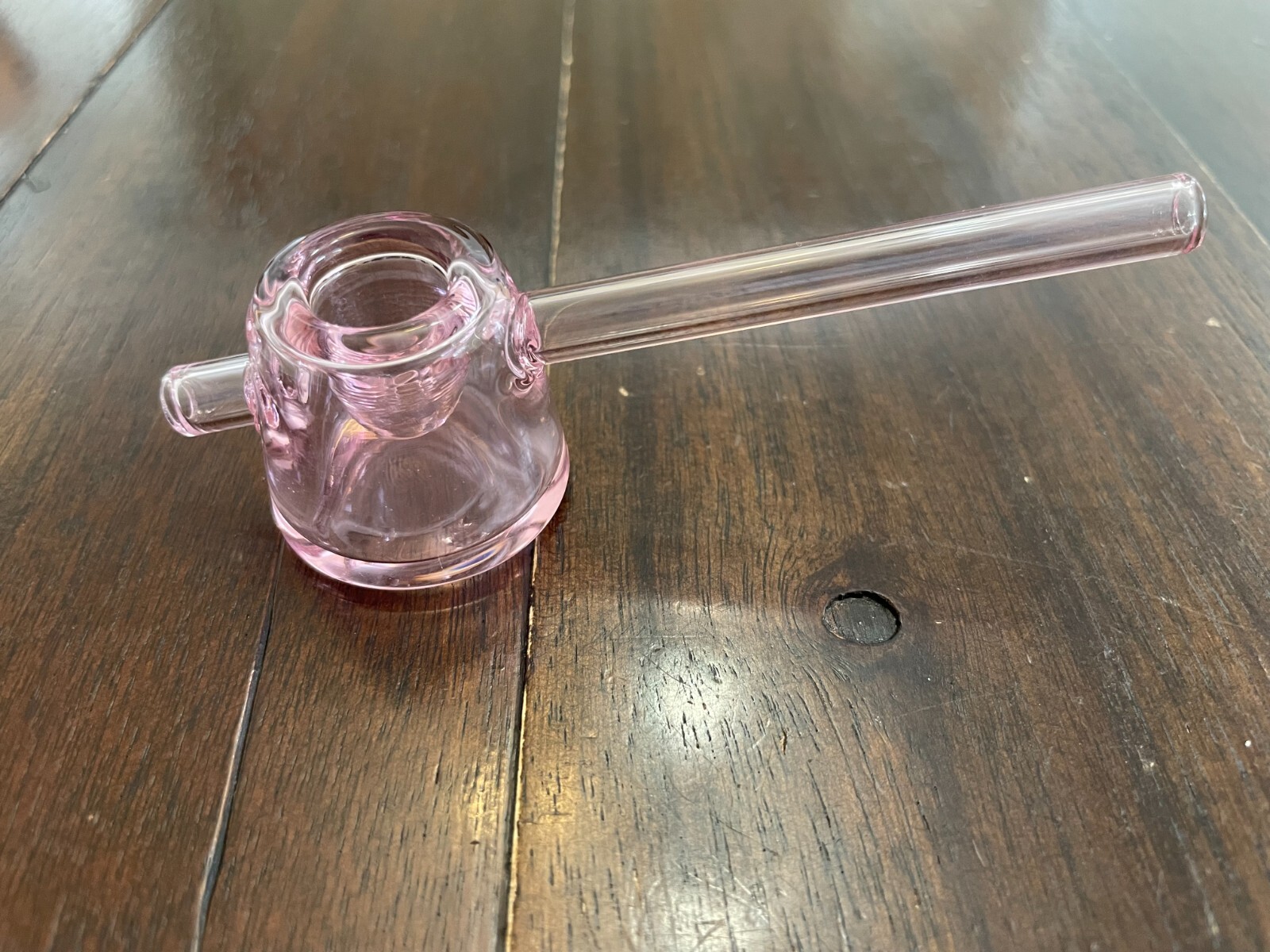 4.5" Glass Pipe Bowl Steamroller Pink