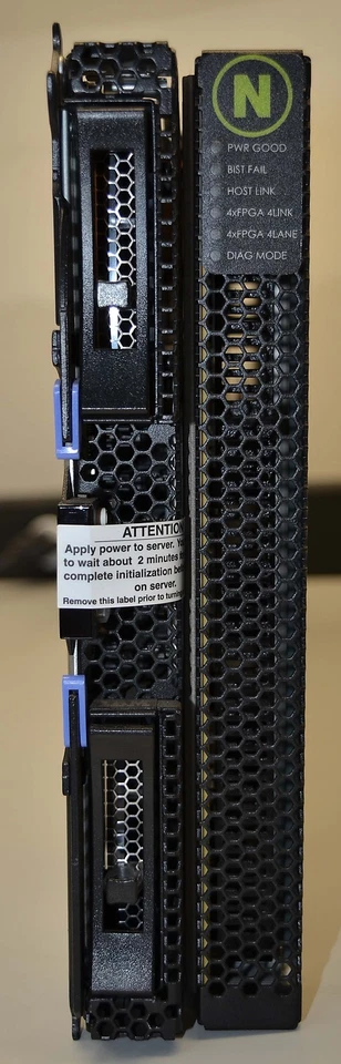 IBM / Netezza Accelerator BladeCenter HS22 Server w/ Dual Xeon E5620 & 24GB RAM - Image 2 of 2