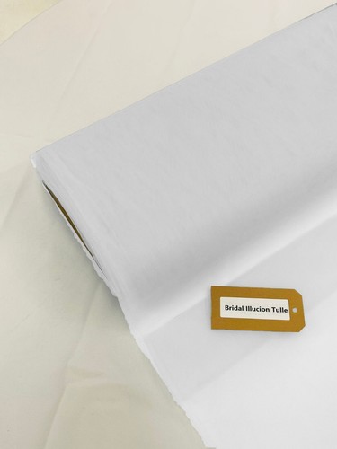 Bridal Illusion Tulle 108"Wide X 50 Yards Polyester Premium Tulle Fabric Bolt. - Picture 70 of 101