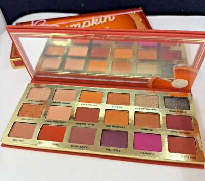 Too Faced Pumpkin Spice Sweet & Spicy Eyeshadow Palette NIB