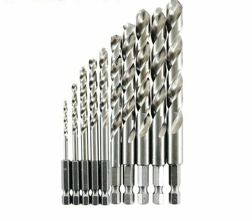 Cobalt Drill Bits HSS Twist Hex Quick 