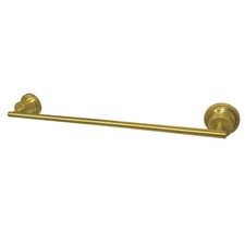 Kingston Brass BAH8212SB 18" Single Towel Bar, Brushed Brass, Brass