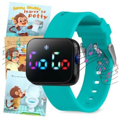 Potty Training Watch for Kids V2   A Water Resistant Potty Reminder Turquiose