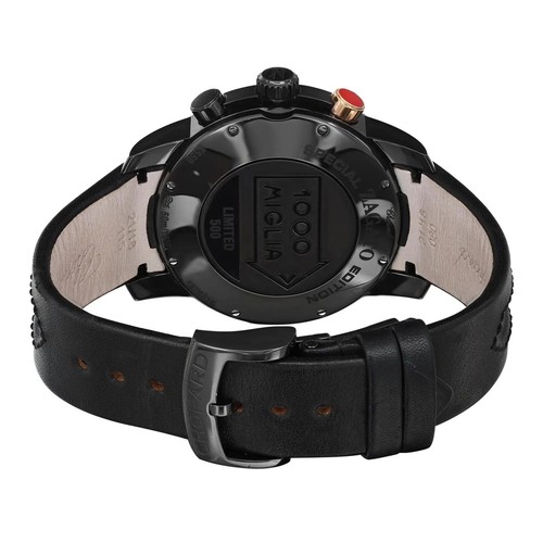 Chopard Mille Miglia Zagato 42mm GMT PVD Steel Black Dial Mens Watch 168550-6001 - Picture 15 of 16