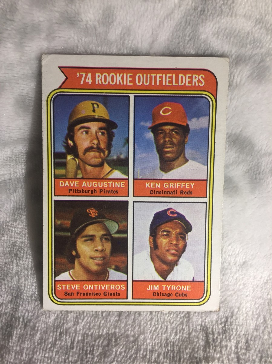 1974 Topps #598 Rookie Outfielders Ken Griffey Ex/Mt See Corners
