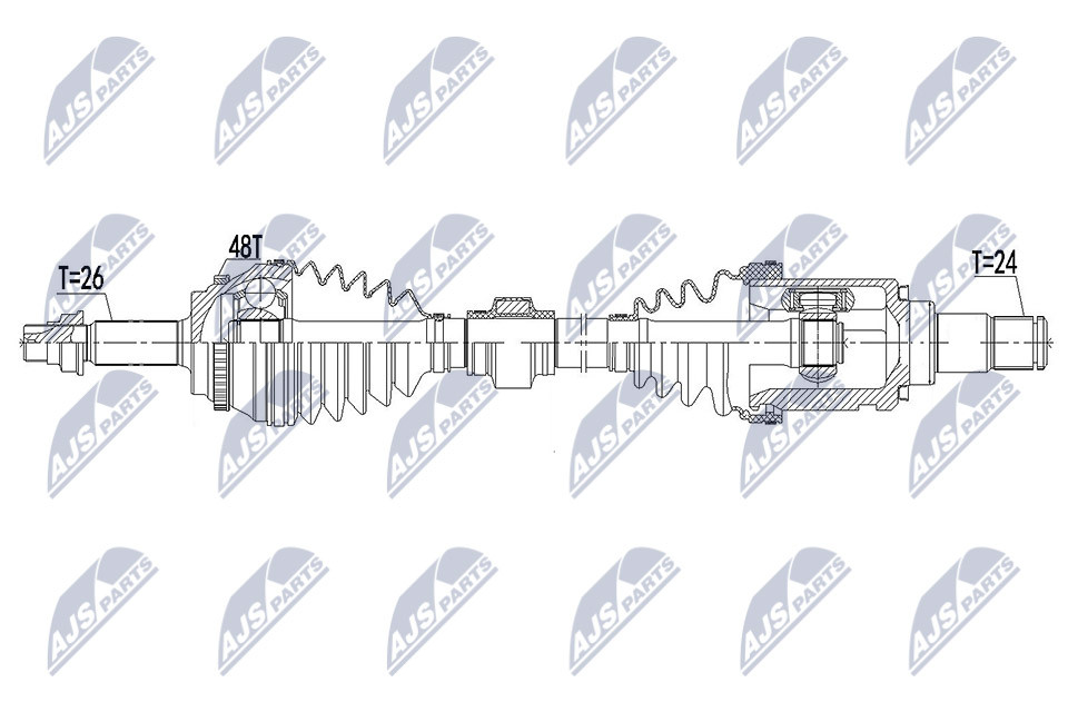 Drive Shaft Fits for Toyota Camry 2.5HYBRID 11 Lexus ES200HYBRID 12 Left - Image 9