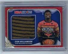 Zion Williamson 2019-20 Panini NBA Hoops Rookie Sweaters #RS-ZWL New Orleans