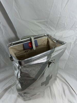 HTF Genuine The Prepster Emergency Backpack fireproof silver 