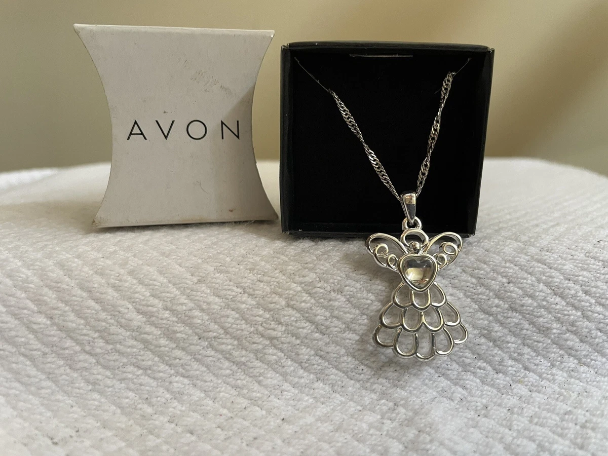 Avon clearance angel necklace