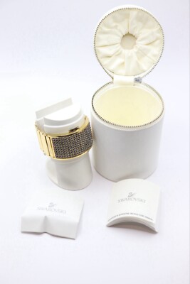 Swarovski D-Lite Crystals Watch Gold 1003142 Designed By Eric Giroud #RARE