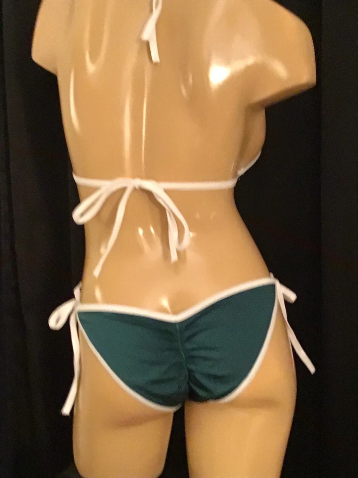 Green Bay Packers бикини вентилятор подарок на заказ сделано в США Sz D верхний XS низ - Изображение 3 из 3