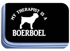 Boerboel Sticker Therapist os 590 vinyl 6" Decal dog breed South African Mastiff