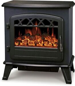 KINGAVON Electric Fire Black 1800 W 