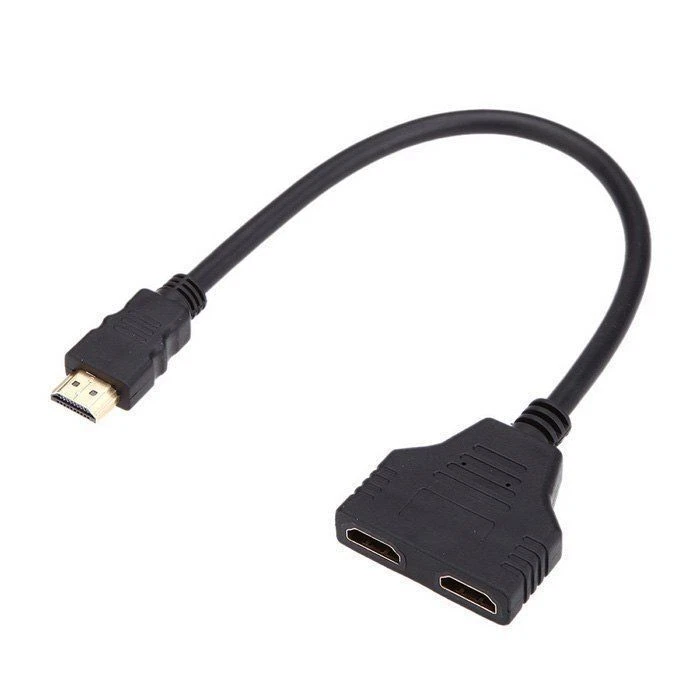 Cablecc HDTV to Dual HDTV Female Splitter Extension Cable Micro & Mini HDMI - Image 4 of 4