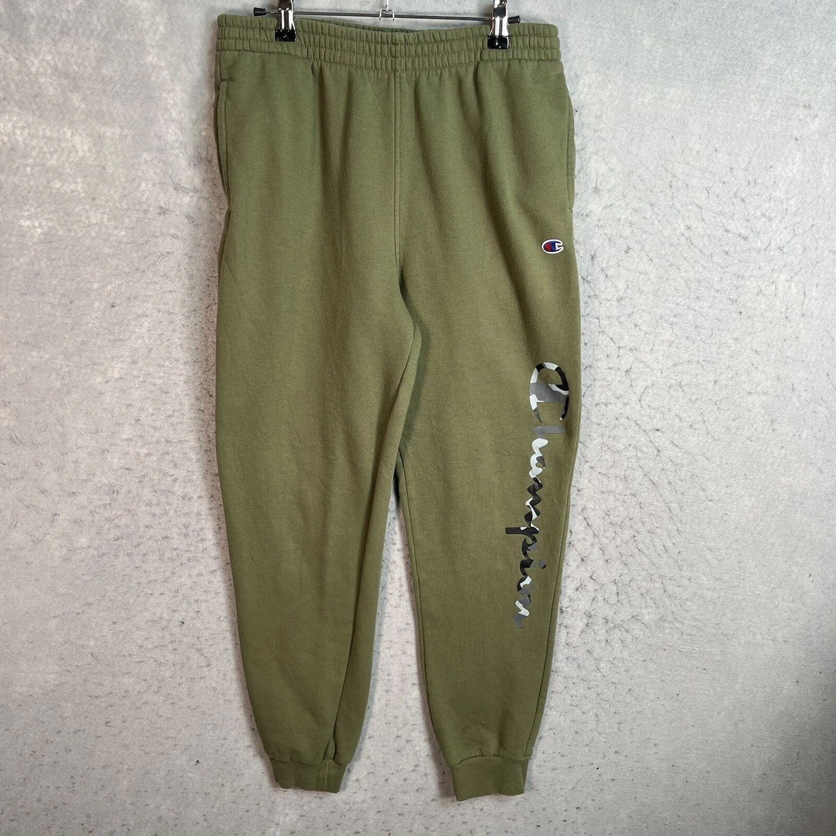 champion olive sweatpants