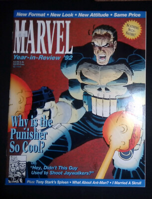 Marvel Year-In-Review '92 Magazine The Punisher VF-