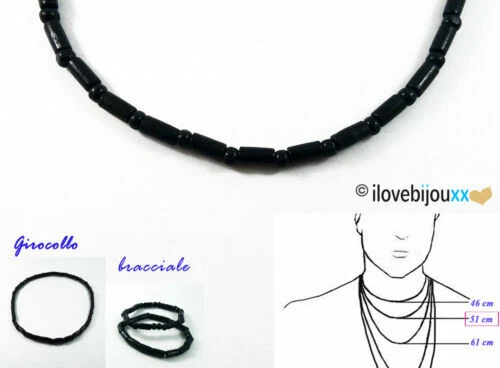 Collane e pendagli di bigiotteria perle nere