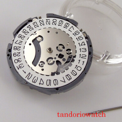 new VK63 quartz mechanical movement with battery watch parts fit men's watch