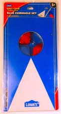 Lowes Build and Grow Blue Cornhole Set BRAND NEW