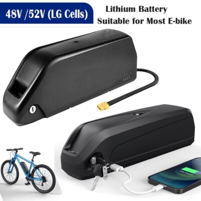 48V 52V 20Ah 24Ah E-bike Li-Ion LG Cells battery for 1500W