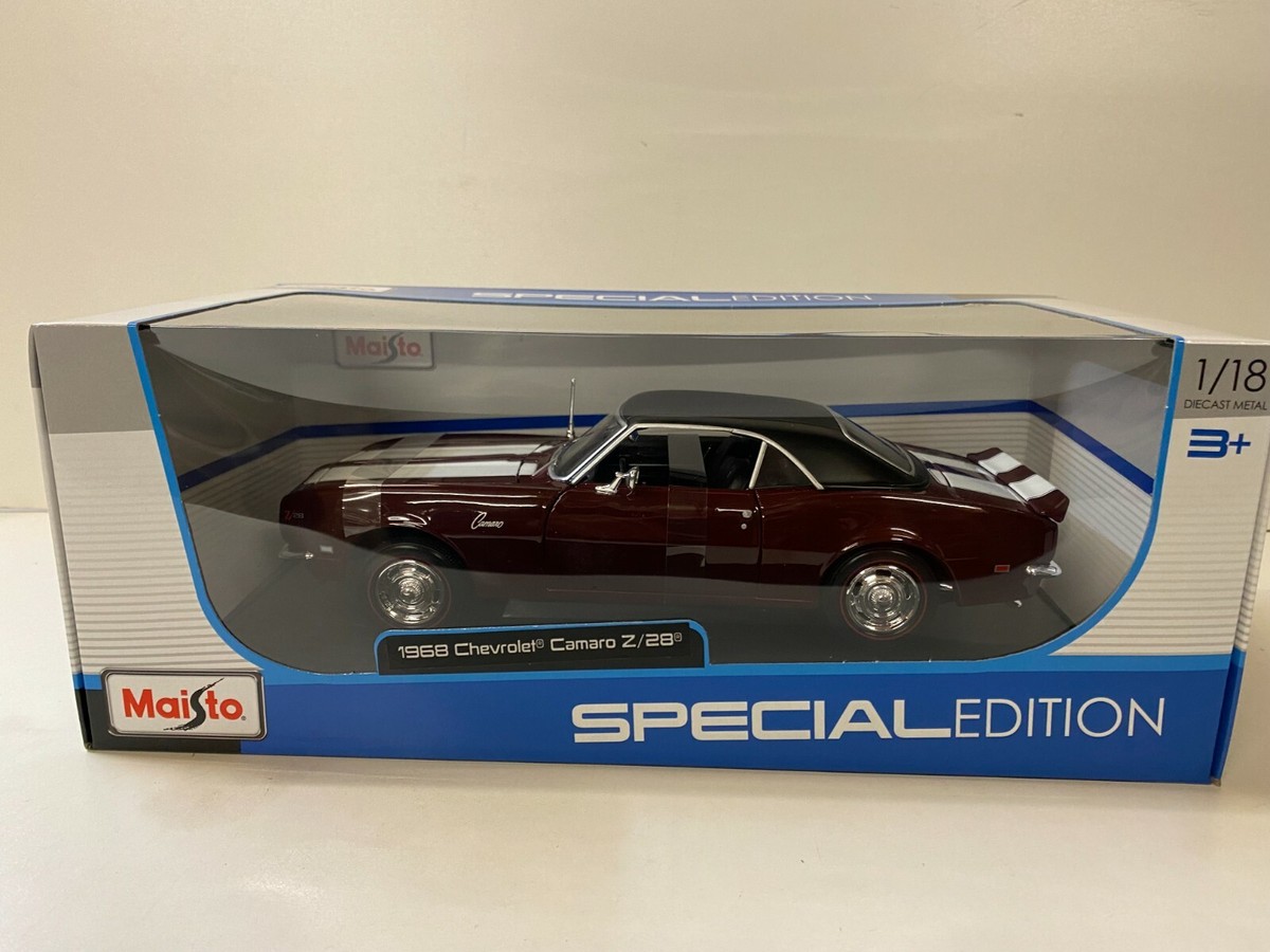 1968 Chevrolet Camaro 1/18ミニカー 1/18 Welly 1968 Chevrolet Chevy Camaro Z28 (Blue) Diecast