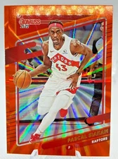 Pascal Siakam Laser Orange Toronto Raptors 2022 Donruss 