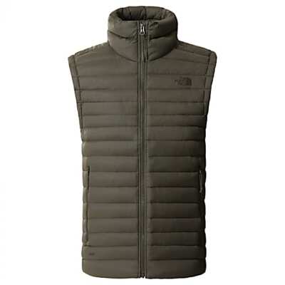 The North Face Herren Stretch Daunenweste - Neu Taupe Grün, Stylische Jacke