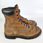 Red Wing 998 Comfort Force Brown Leather Work Boots Size 8.5 EE Soft Toe