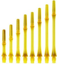 COSMO FIT SHAFT GEAR SLIM-SPINNING DART SHAFTS - CLEAR YELLOW - SET OF 3