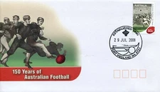 2008 Australian Football 150 Years FDC - Port Hedland WA 6721 Pictorial PMK