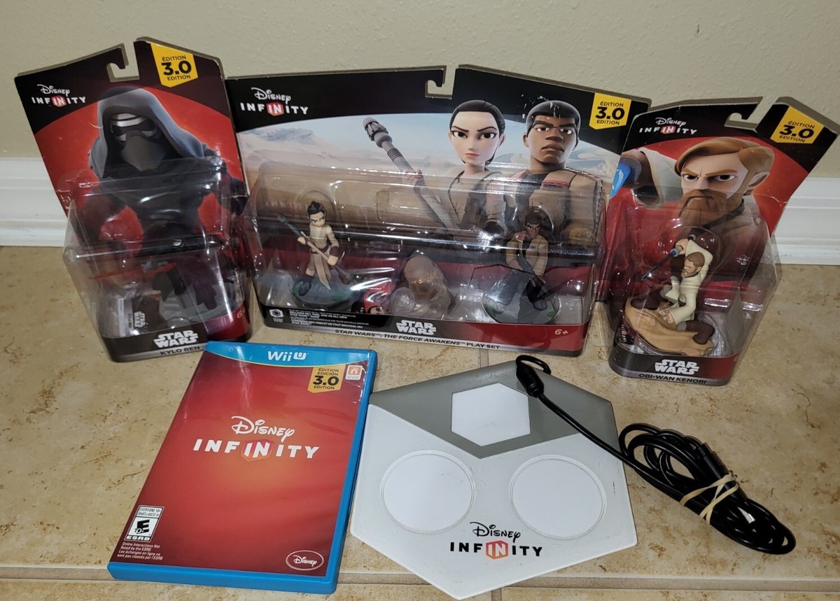 Wii U Disney Infinity 3.0 Star Wars Bundle - Sealed Figures